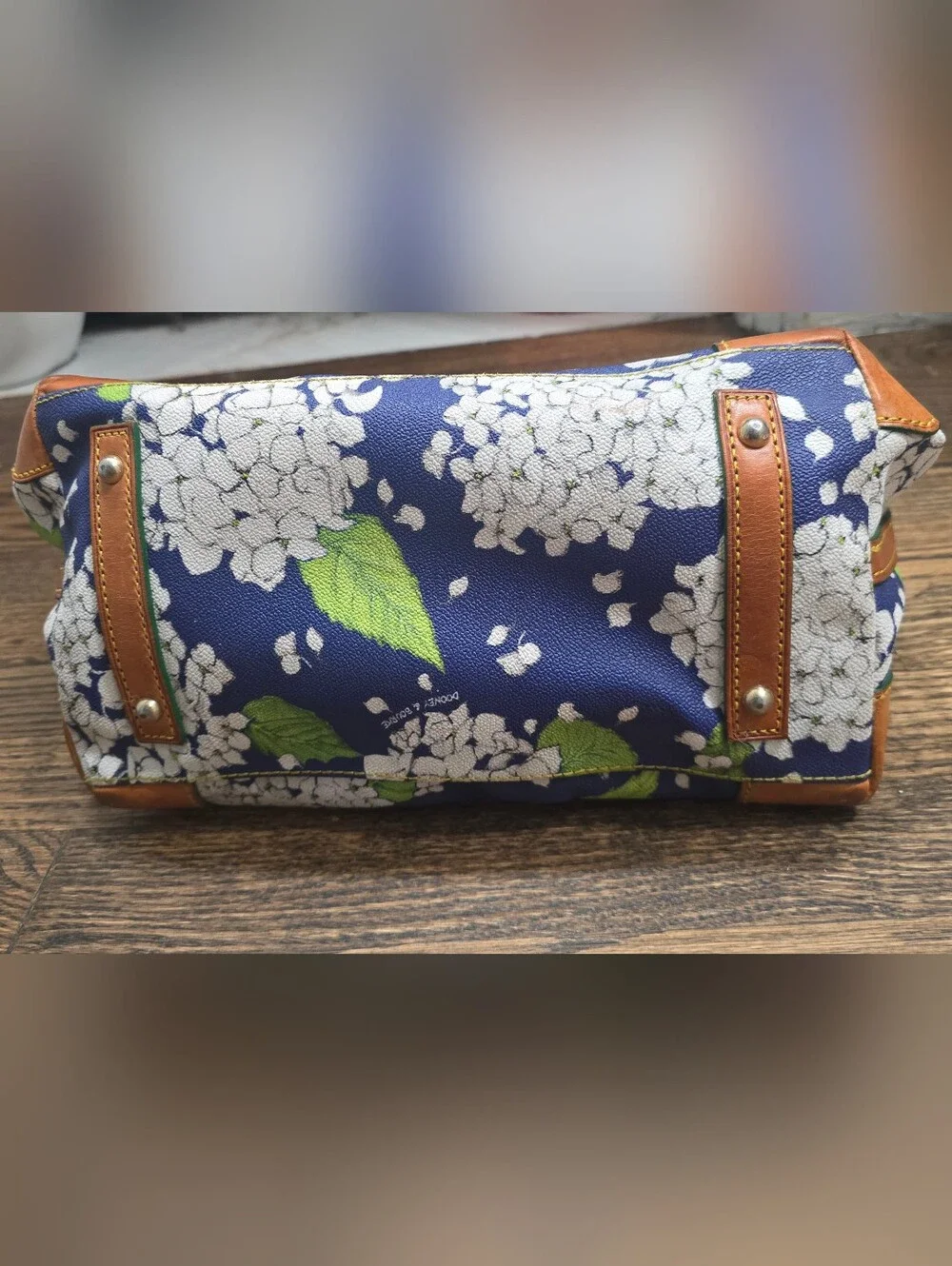 DOONEY & BOURKE Hydrangea Blue Geena Satchel